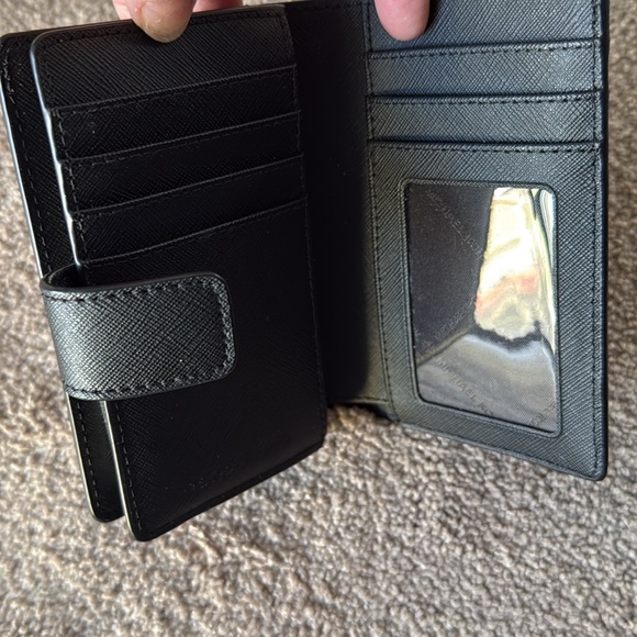 Michael Kors Black Leather Wallet - Picture 3 of 6